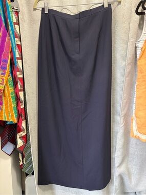 Vtg Talbots Long Straight Maxi Skirt 8